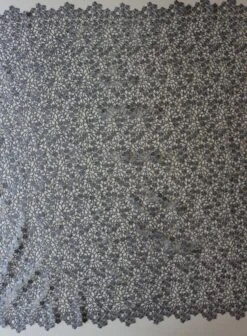 Grey Guipure Lace - Ebba -Bridal Fabric Shop GreyLace Ebba FullWidth