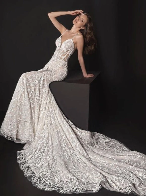 Ivory Beaded Bridal Lace - Giralda 10 Ivory Beaded Bridal Lace - Giralda - Image 10