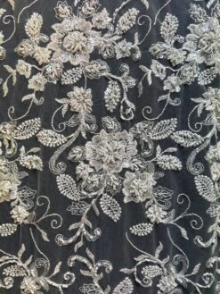 Ivory Beaded Lace - Halle 17 Ivory Beaded Lace - Halle -Bridal Fabric Shop Halle