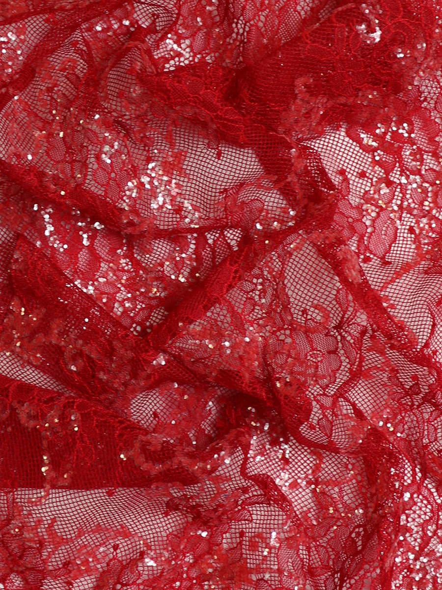 Red Raschel Lace - Honor 6 Red Raschel Lace - Honor - Image 6