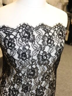 Black Chantilly Lace - Amy -Bridal Fabric Shop IMG 1294