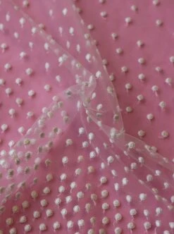 Soft White Embroidered Lace - Boudicca -Bridal Fabric Shop IMG 8628