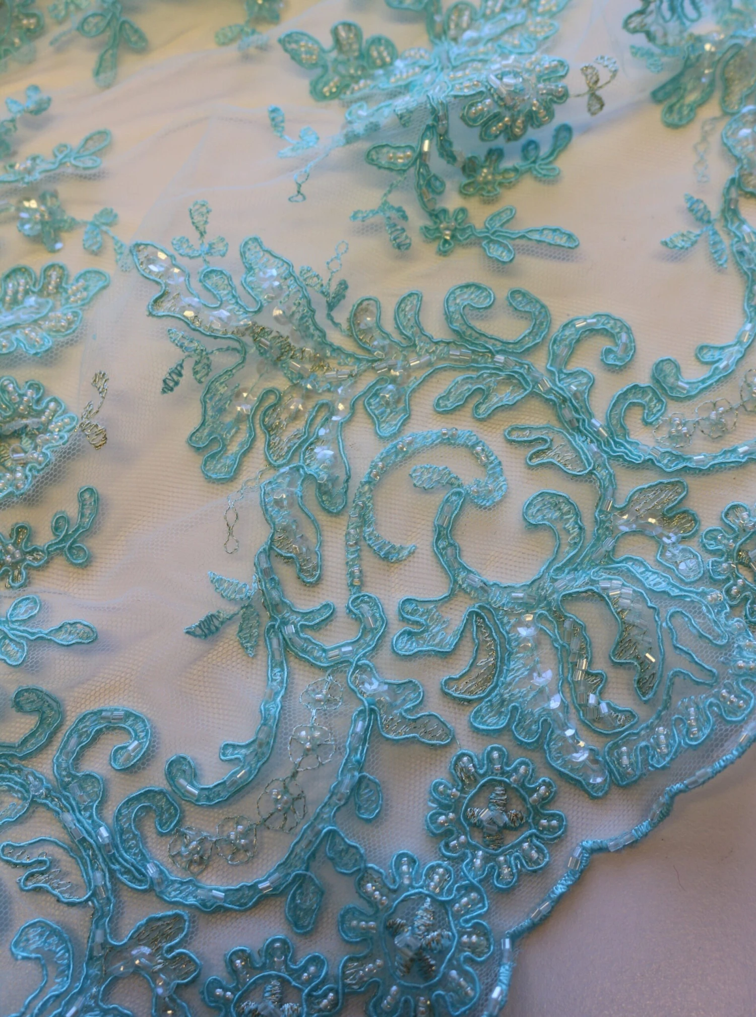 Turquoise Lace - Jessica 5 Turquoise Lace - Jessica - Image 5