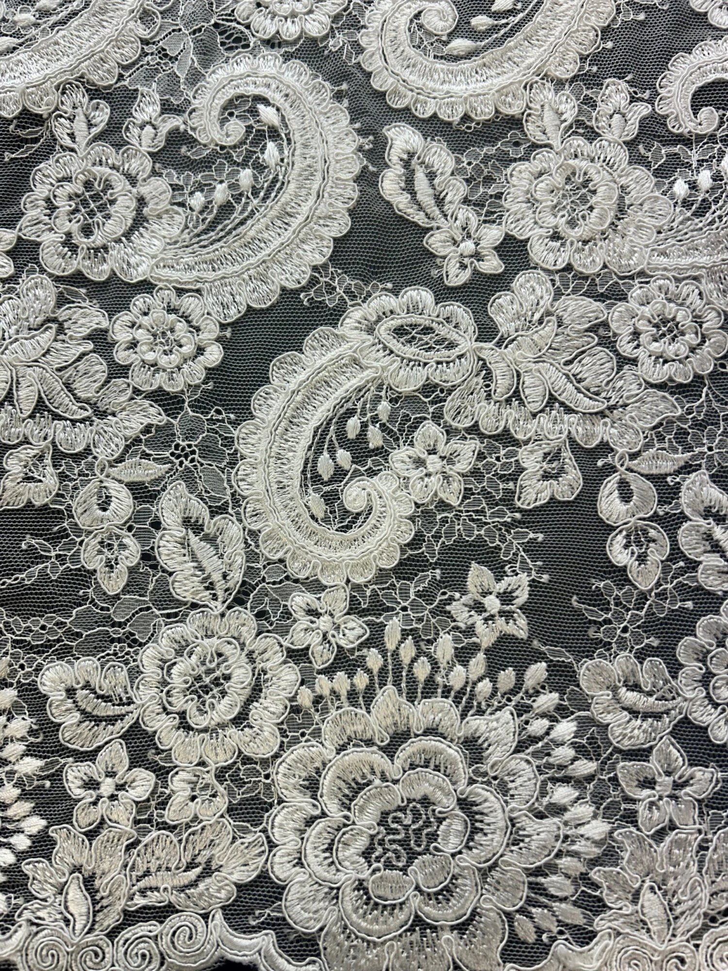 White Corded Lace - Isla 8 White Corded Lace - Isla - Image 8