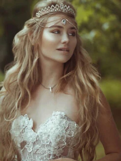 Ivory Flower Lace - Arianna 11 Ivory Flower Lace - Arianna -Bridal Fabric Shop Ivory3dflowerlaceweddingdressArianna