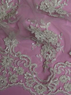 Ivory Beaded Lace - Sophia 16 Ivory Beaded Lace - Sophia -Bridal Fabric Shop IvoryBeadedLace Sophia