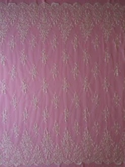 Ivory Beaded Lace - Veronica -Bridal Fabric Shop IvoryBeadedLace Veronica FullWidth