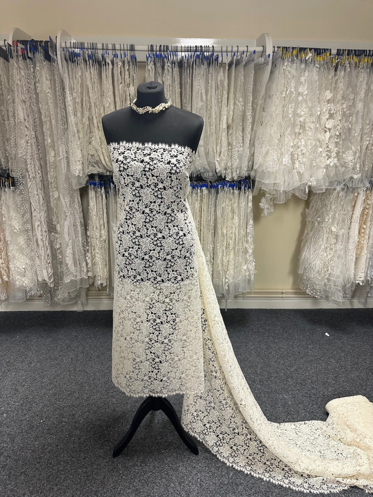 Ivory Guipure Lace - Courtney 1 Ivory Guipure Lace - Courtney