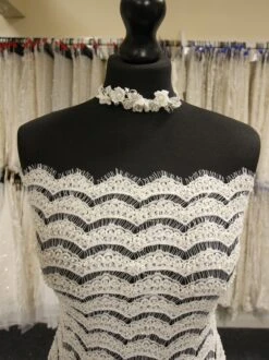 Ivory Beaded Lace - Demi 17 Ivory Beaded Lace - Demi -Bridal Fabric Shop IvoryBridalLace Demi