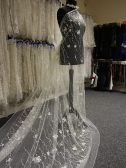 Ivory Beaded Embroidered Lace - Genka 16 Ivory Beaded Embroidered Lace - Genka -Bridal Fabric Shop IvoryBridalLace Genka