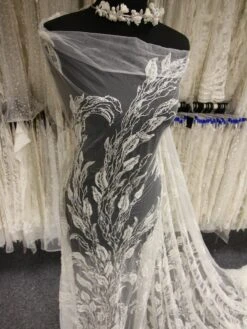 Ivory Beaded Embroidery Lace - Leonella 23 Ivory Beaded Embroidery Lace - Leonella -Bridal Fabric Shop IvoryBridalLace Lionella ac581251 03a1 4cc1 b396 98045e8f89d3