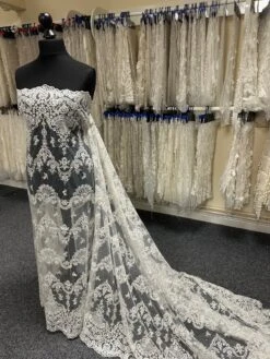 Ivory Embroidered Lace - Ruby -Bridal Fabric Shop IvoryBridalLace Ruby fd8e1011 9c95 4424 97ea d8f1fe0258db