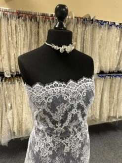 White Corded Lace - Andrey -Bridal Fabric Shop IvoryBridalLace2 Andrey