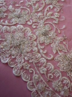 Ivory Beaded Lace - Clementine -Bridal Fabric Shop IvoryBridalLacewithbeadedembroidery Clementine closeup