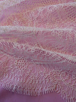 Ivory Chantilly Lace - Jocelyn -Bridal Fabric Shop IvoryChantillyLace Jocelyn CloseUp