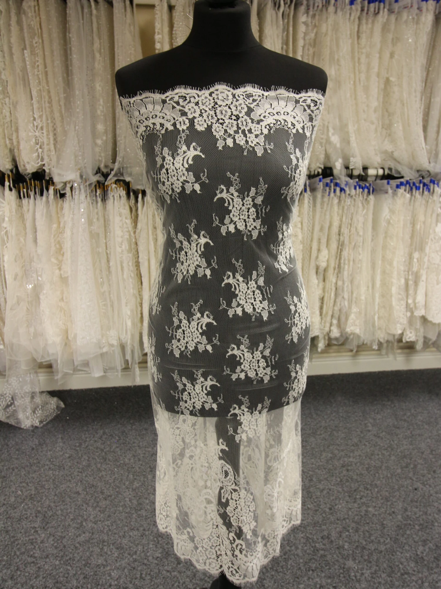 Ivory Chantilly Lace - Lillian 1 Ivory Chantilly Lace - Lillian