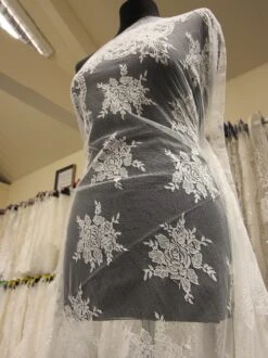 Ivory Chantilly Lace - Saffron -Bridal Fabric Shop IvoryChantillyLace Saffron 5569407d 5497 465a ac41 c369ef88022c