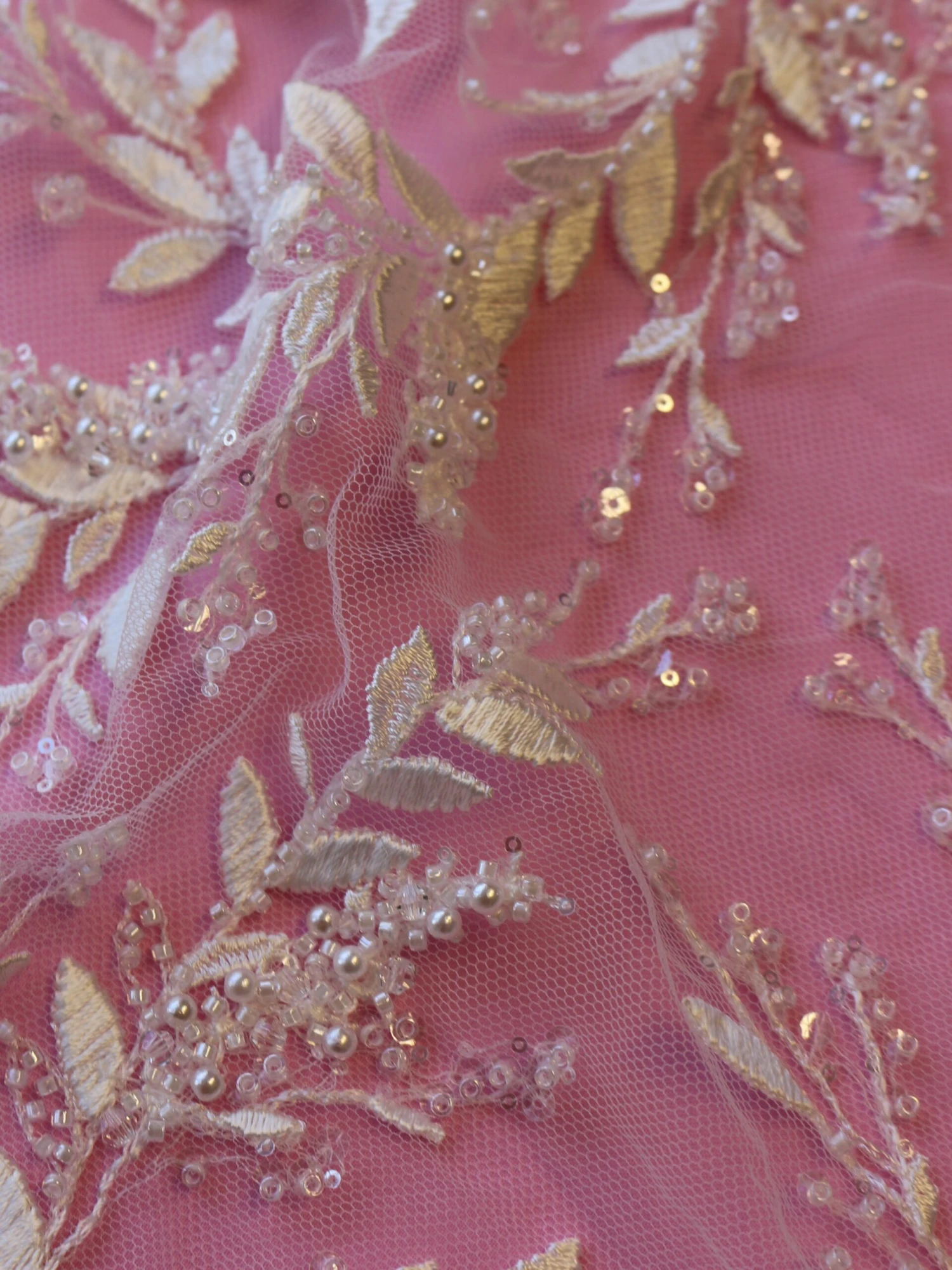 Ivory Beaded Bridal Lace - Giralda 12 Ivory Beaded Bridal Lace - Giralda - Image 12