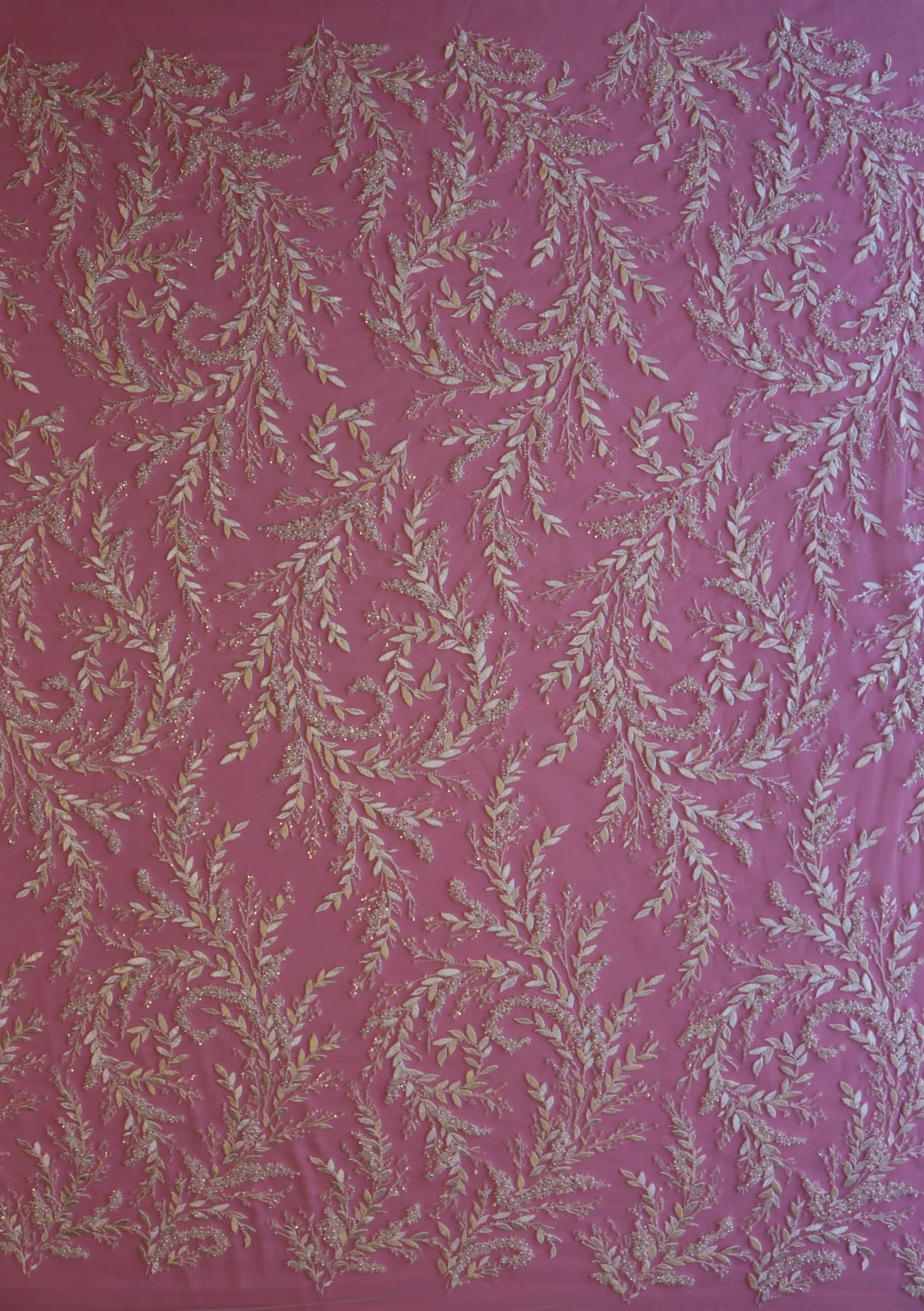 Ivory Beaded Bridal Lace - Giralda 7 Ivory Beaded Bridal Lace - Giralda - Image 7