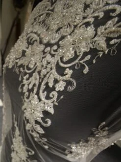 Ivory Beaded Lace - Clementine -Bridal Fabric Shop IvoryLace ClementineDress