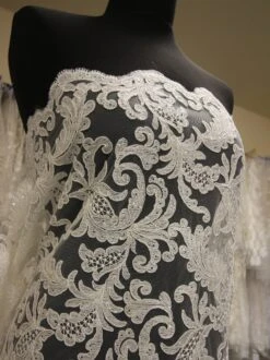 Ivory Corded Lace - Hermione -Bridal Fabric Shop IvoryLace Hermione eaaf257b 7d91 457f 80b3 4751c3df57b2