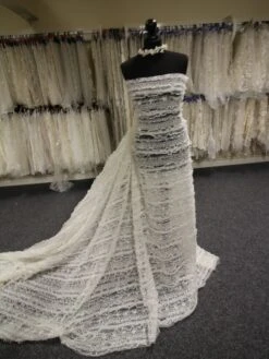 Ivory Ribbon And Beaded Lace - Marianne 11 Ivory Ribbon And Beaded Lace - Marianne -Bridal Fabric Shop IvoryLace Marianne