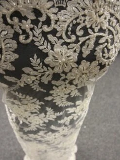 Ivory Beaded Lace - Ella -Bridal Fabric Shop IvorybeadedLace Ella