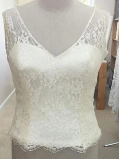 Ivory Chantilly Lace - Adrianna 12 Ivory Chantilly Lace - Adrianna -Bridal Fabric Shop IvorylaceweddingdressbodiceusingAdriannalace3