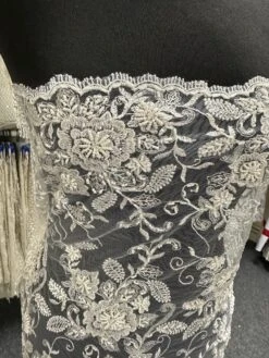 Ivory Beaded Lace - Halle 14 Ivory Beaded Lace - Halle -Bridal Fabric Shop Ivoryweddingdresslace Halle