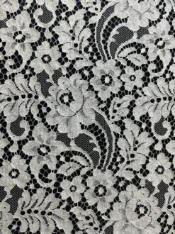 Ivory Chantilly Lace - Jemima -Bridal Fabric Shop JemimaIvory