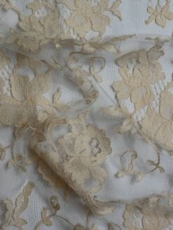 Blush Pink Chantilly Lace - Kate -Bridal Fabric Shop KateFlesh