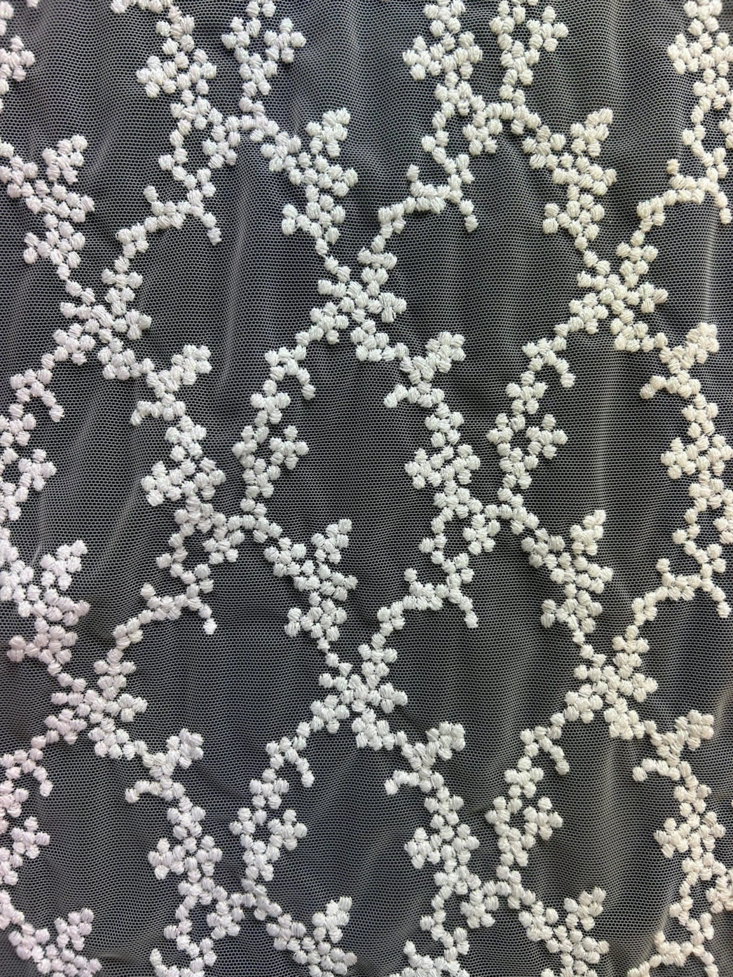 White French Embroidered Lace - Larissa 7 White French Embroidered Lace - Larissa - Image 7