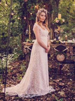 Ivory Laser Lace - Melissa -Bridal Fabric Shop LegendBridal Melissa