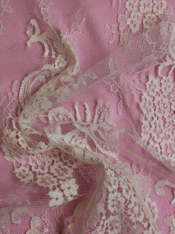 Ivory Chantilly Lace - Lillian 12 Ivory Chantilly Lace - Lillian -Bridal Fabric Shop Lillian