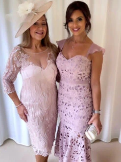 Blush Beaded Lace - Lorna -Bridal Fabric Shop Lorna