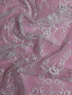 White Raschel Lace - Mae -Bridal Fabric Shop Mae