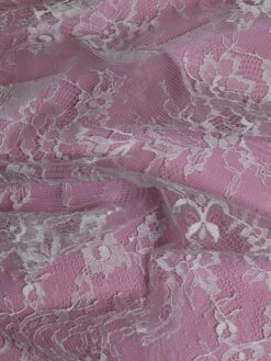 White Raschel Lace - Mae -Bridal Fabric Shop MaeWhite