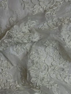 Ivory Corded Lace – Meredith -Bridal Fabric Shop Meredith