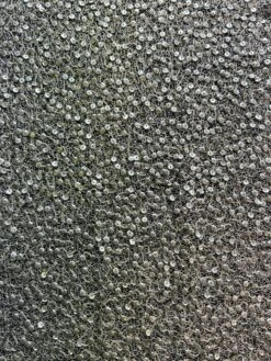 Silver Sequin Fabric - Moondust -Bridal Fabric Shop MoondustGrey