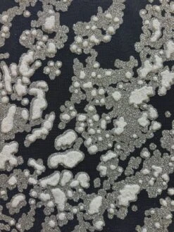 Ivory Glitter 3D Lace - Murdina -Bridal Fabric Shop Murdina