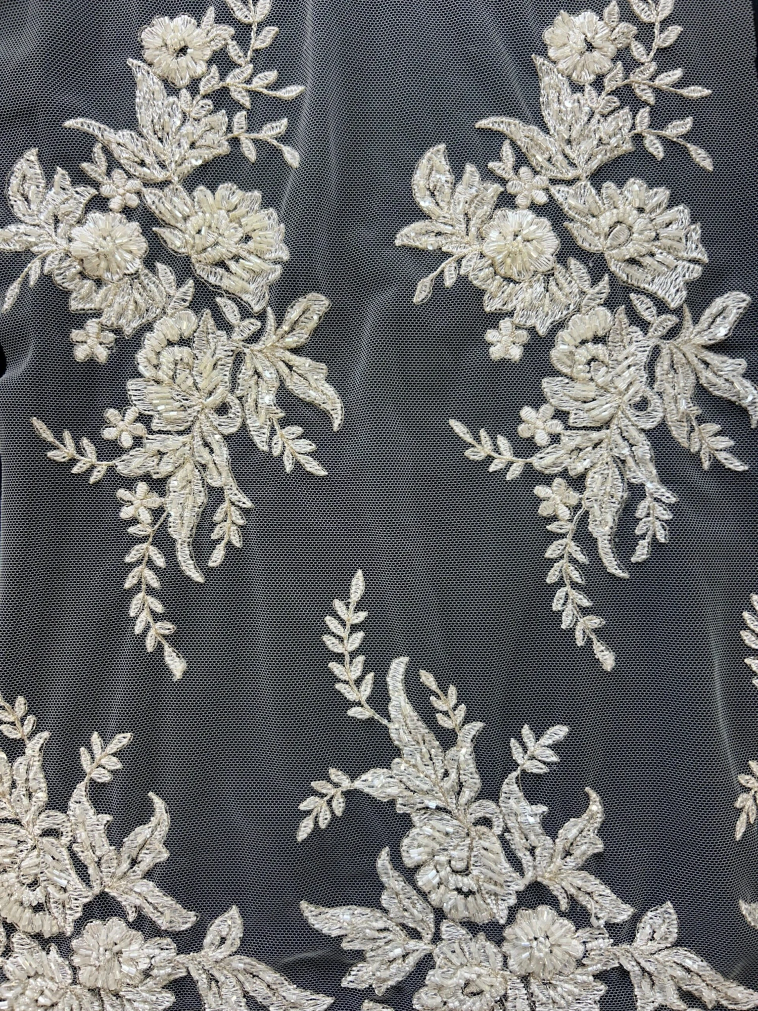 Ivory Beaded Lace - Nicole 15 Ivory Beaded Lace - Nicole - Image 15