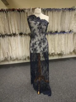 Navy Beaded Lace - O'Hara