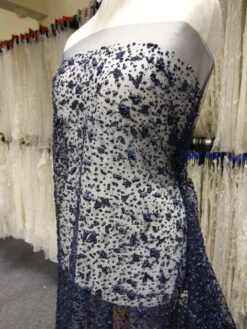 Navy Glitter Puff Lace - Razzle Dazzle 11 Navy Glitter Puff Lace - Razzle Dazzle -Bridal Fabric Shop NavyLace RazzleDazzle 8c9135a0 e357 4c07 88c6 18027d5c4c6d