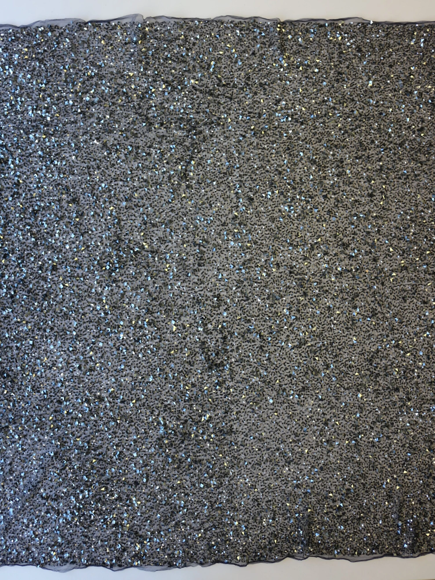 Navy Sequin Lace - Thelma 4 Navy Sequin Lace - Thelma - Image 4