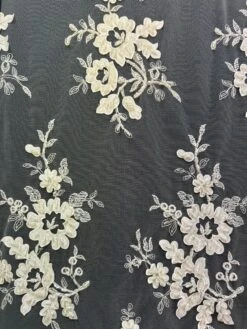 Ivory Laser Lace - Olivia 13 Ivory Laser Lace - Olivia -Bridal Fabric Shop OliviaIvoryLace