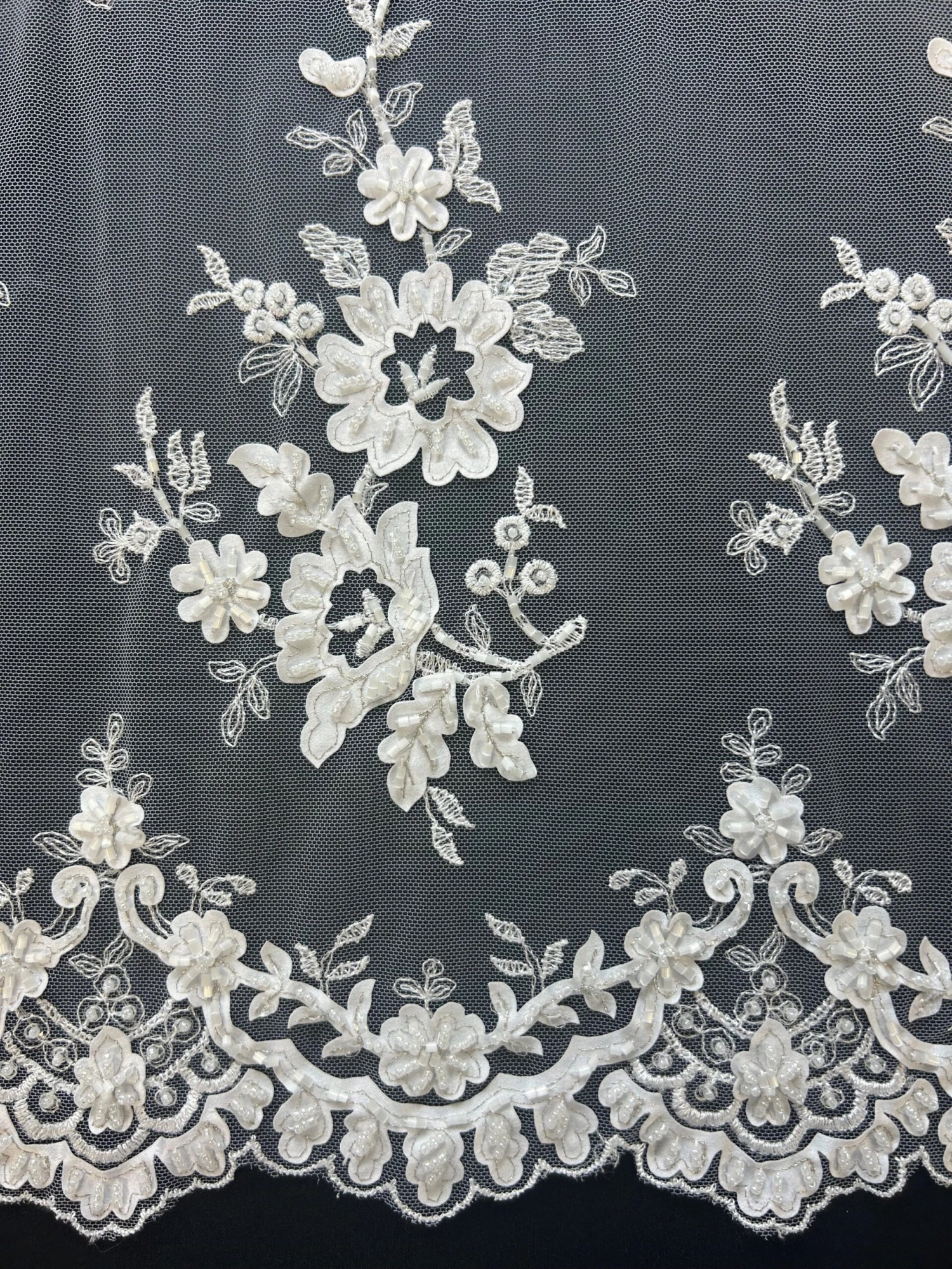 White Laser Lace - Olivia 6 White Laser Lace - Olivia - Image 6