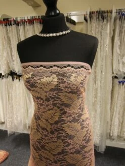 Peach Raschel Lace - Wren -Bridal Fabric Shop PeachLace Wren a23c6c14 d1db 43a8 87d4 24fa7300fb81