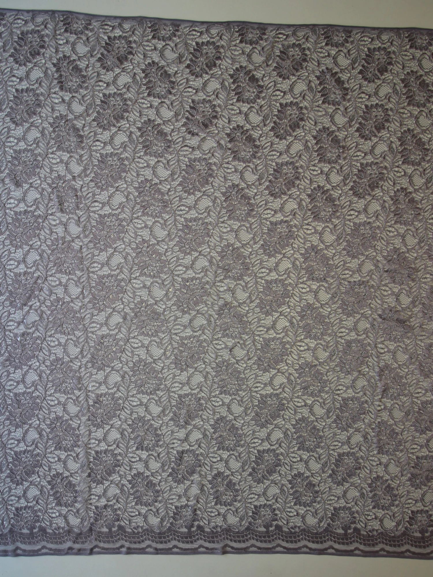 Pewter Grey Raschel Lace - Ezra 3 Pewter Grey Raschel Lace - Ezra - Image 3