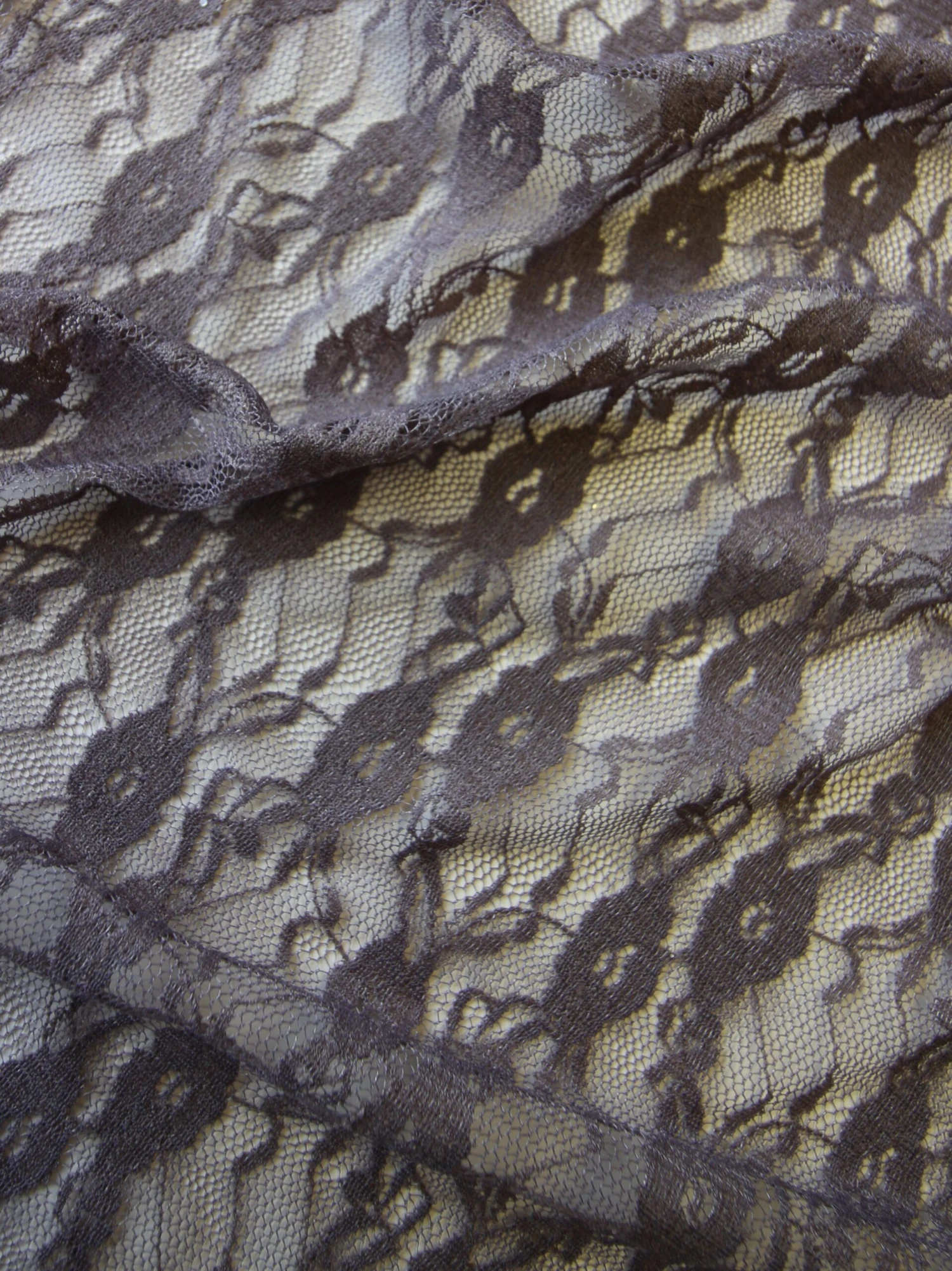 Pewter Grey Stretch Lace - Yvonne 6 Pewter Grey Stretch Lace - Yvonne - Image 6