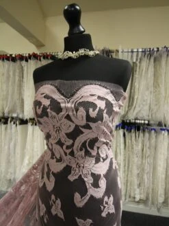 Dusky Pink Chantilly Lace - Celia -Bridal Fabric Shop PinkChantillyLace Celia 8346f70f 71c0 4321 a7a1 d98579382c91